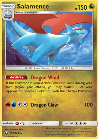 Salamence #106/168 — Celestial Storm