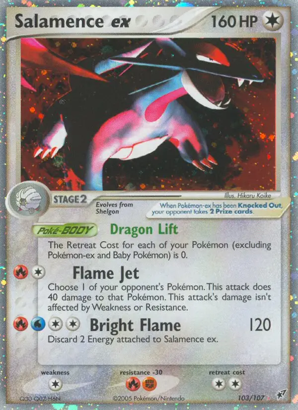 Salamence ex #103 — EX Deoxys