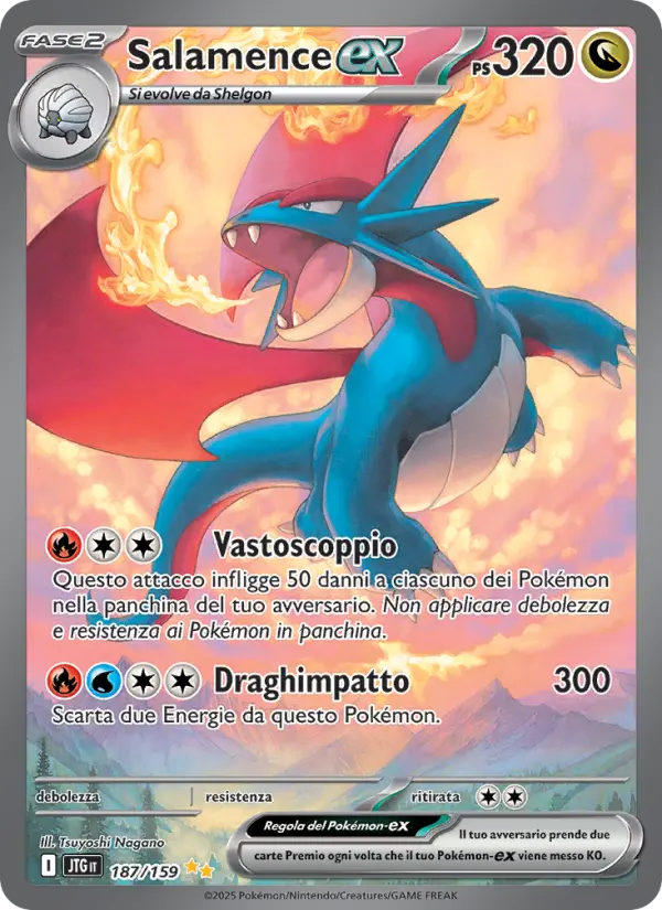 Salamence ex #187 — Avventure Insieme