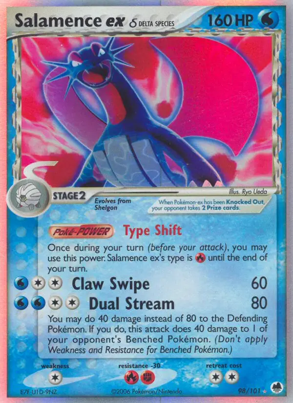 Salamence ex #98 — Dragon Frontiers