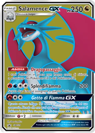 Salamence GX SM139 — Sole e Luna Promos