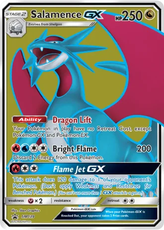 Salamence GX SM139 — Sun & Moon Promos