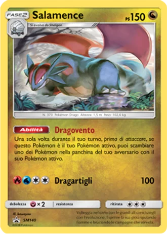 Salamence SM140 — Sole e Luna Promos