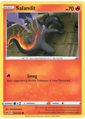 Salandit #27/202 — Sword & Shield