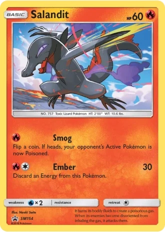 Salandit SM154 — Sun & Moon Promos