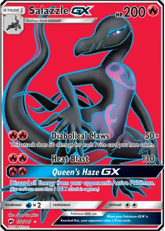 Salazzle GX #132 — Burning Shadows