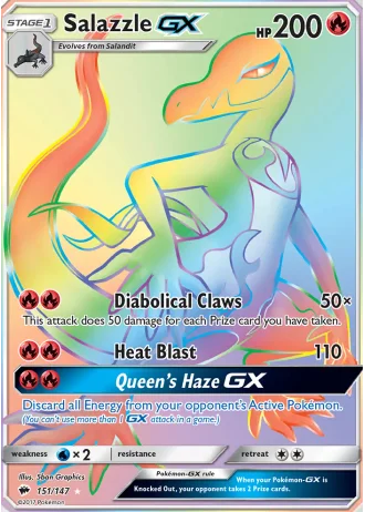 Salazzle GX #151 — Burning Shadows