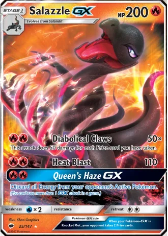 Salazzle GX #25 — Burning Shadows