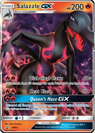 Salazzle GX SM63 — Sun & Moon Promos