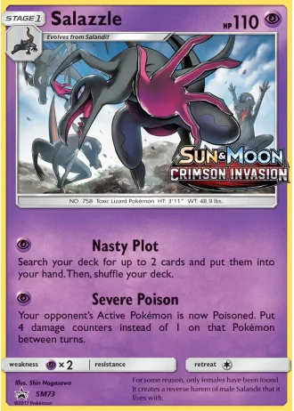 Salazzle (STAFF) SM73 — Sun & Moon Promos