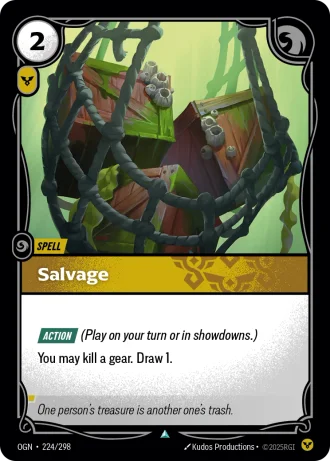 Salvage #224/298 — Origins