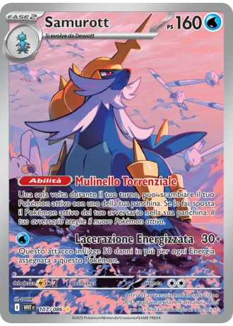 Samurott #107/86 — Fuoco Bianco