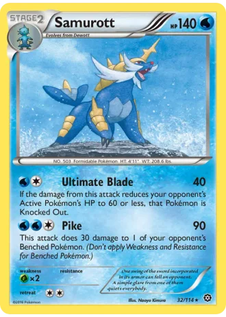 Samurott #32 — Steam Siege