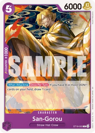 San-Gorou (ST18-003) (Reprint) — One Piece Card The Best Vol.2(PRB02)