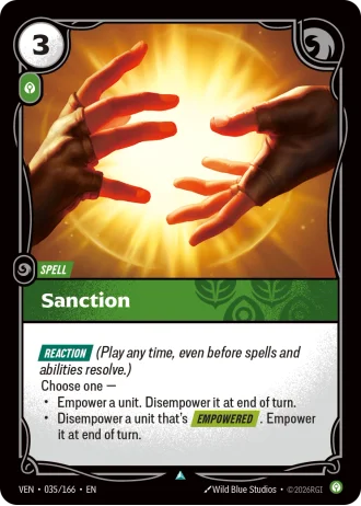 Sanction #035/166 — Vendetta