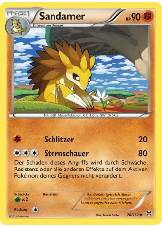 Sandamer #76/162 — TURBOstart