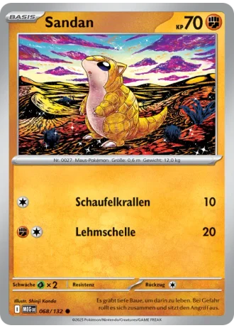 Sandan #068/132 — Mega-Entwicklung