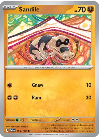 Sandile #115 — Scarlet & Violet