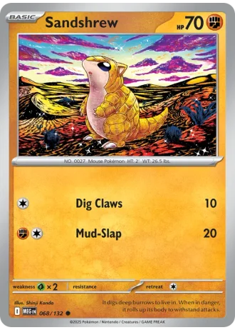 Sandshrew #068/132 — Mega Evolution