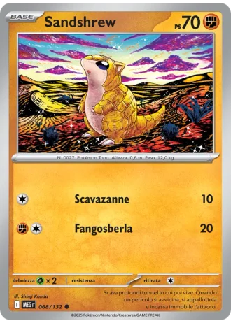Sandshrew #068 — Megaevoluzione