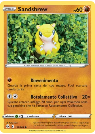 Sandshrew #131 — Colpo Fusione