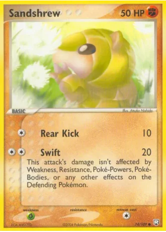 Sandshrew #74/109 — Team Rocket Returns