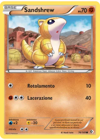 Sandshrew #78/149 — Confini Varcati