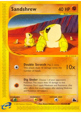 Sandshrew #92 — Skyridge