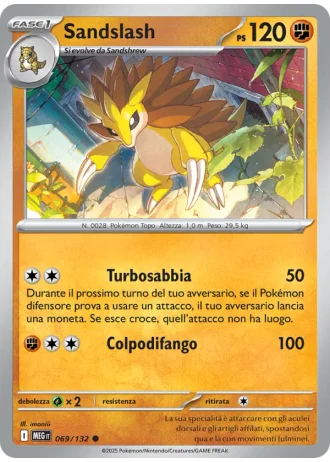 Sandslash #069/132 — Megaevoluzione