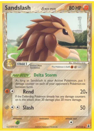 Sandslash #27/113 — Delta Species
