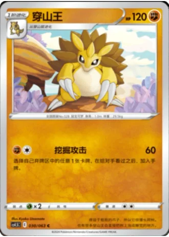 Sandslash #30/63 — Flame Dance of the End (Sub-set)
