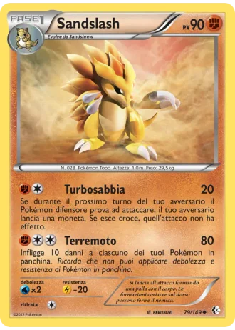 Sandslash #79/149 — Confini Varcati