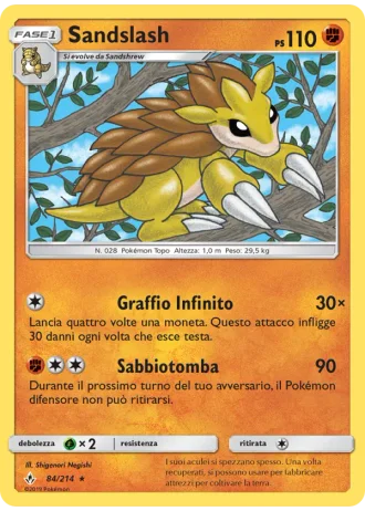 Sandslash #84/214 — Legami Inossidabili