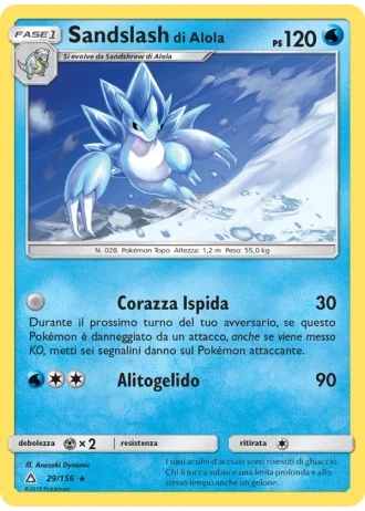 Sandslash di Alola #29/156 — Ultraprisma