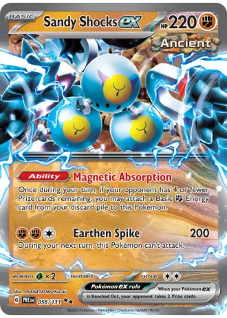 Sandy Shocks ex #056 — Prismatic Evolutions