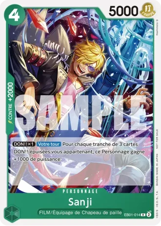 Sanji (EB01-014) (Alternative Art) — PROMO