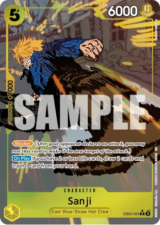 Sanji (EB02-054) (Alternative Art) — Anime 25th Collection (EB02)