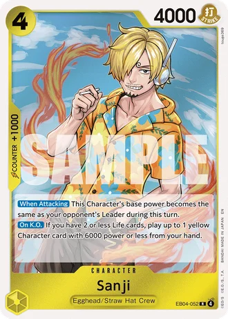 Sanji (EB04-052) — Adventure on Kami's Island (OP15-EB04)