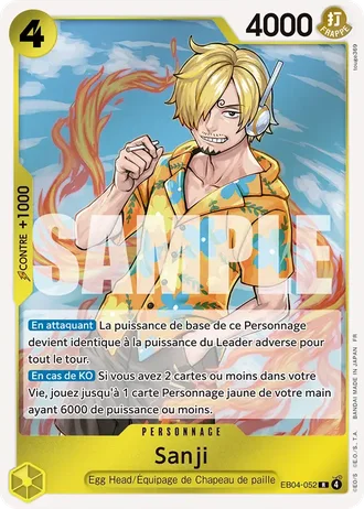 Sanji (EB04-052) — Aventure sur l'Île de Dieu (OP15-EB04)