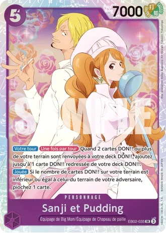 Sanji et Pudding (EB02-035) — Anime 25th Collection (EB02)