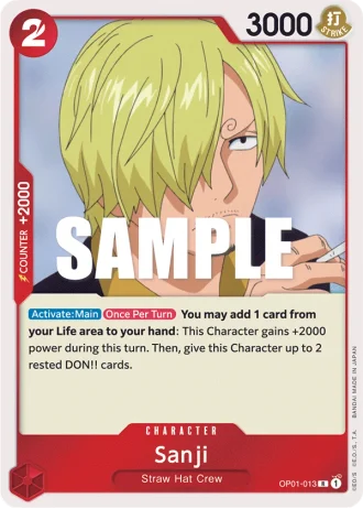 Sanji (OP01-013) — Romance Dawn (OP01)