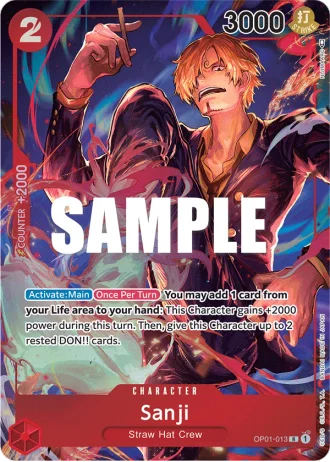 Sanji (OP01-013) (Alternative Art) — Romance Dawn (OP01)
