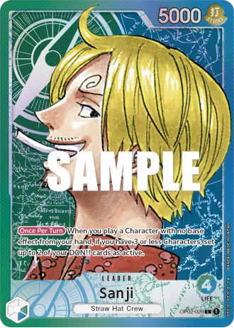 Sanji (OP02-026) (Alternative Art) — Paramount War (OP02)