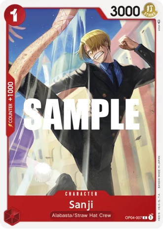 Sanji (OP04-007) — Kingdoms of Intrigue (OP04)