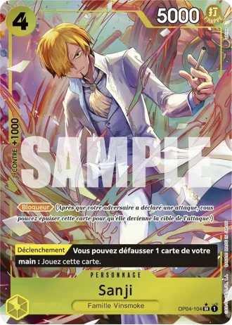 Sanji (OP04-104) (Reprint) — ONE PIECE CARD THE BEST (PRB01)