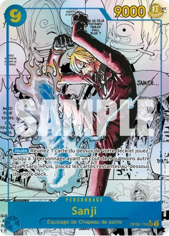 Sanji (OP06-119) (Manga Rare) — ONE PIECE CARD THE BEST vol.2 (PRB02)