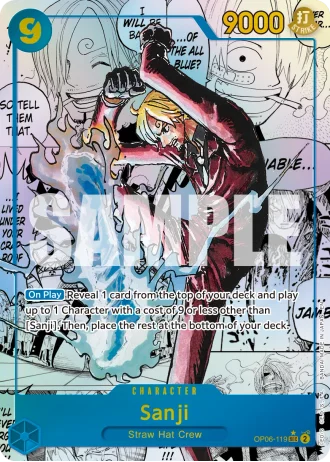 Sanji (OP06-119) (Manga Rare) — One Piece Card The Best Vol.2(PRB02)