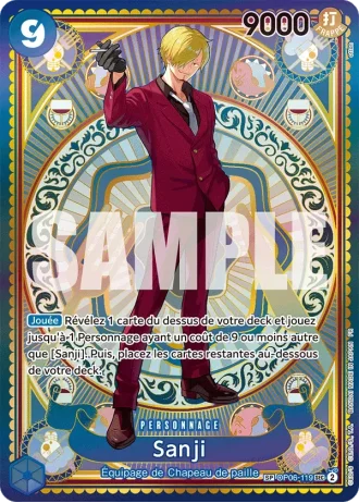 Sanji (OP06-119) (Special Rare) — Des Poings Vifs Comme l'Éclair (OP11)