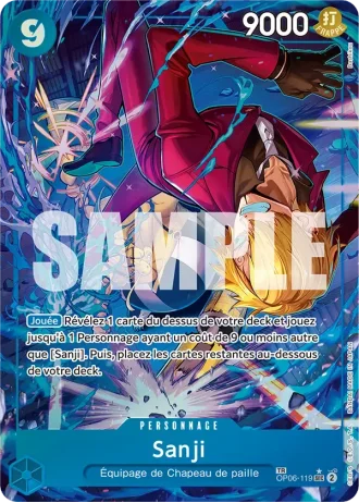 Sanji (OP06-119) (Treasure Rare) — Les Nouveaux Empereurs (OP09)