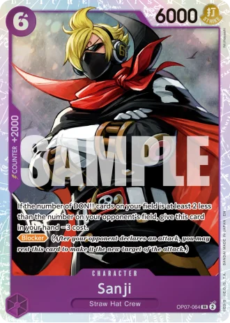 Sanji (OP07-064) (Reprint) — One Piece Card The Best Vol.2(PRB02)